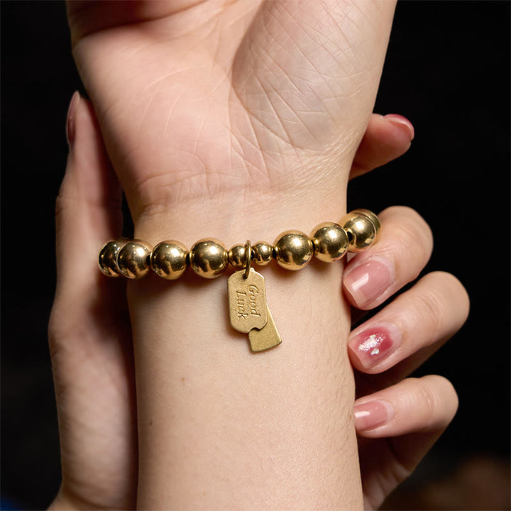 Buddha Stones Helende Armband van messing en koper - image 7
