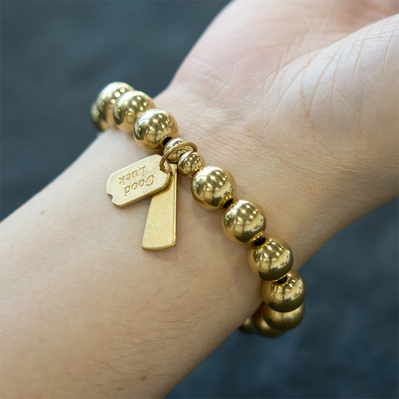 Buddha Stones Helende Armband van messing en koper - image 6