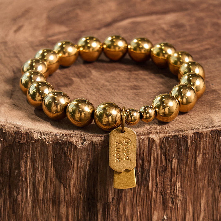 Buddha Stones Helende Armband van messing en koper - image 14