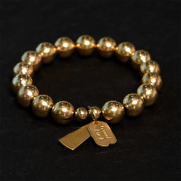 Buddha Stones Helende Armband van messing en koper - Messing (Polsomtrek: 20-21 cm) - image 0