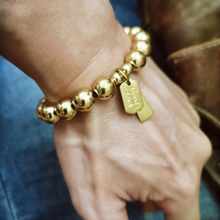 Buddha Stones Helende Armband van messing en koper - image 8