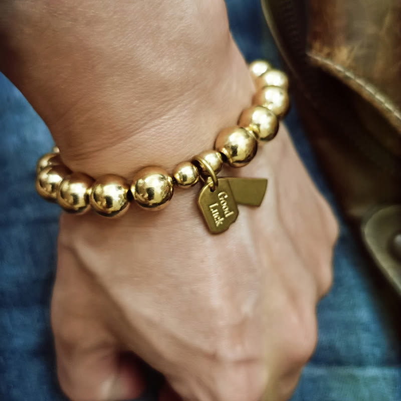 Buddha Stones Helende Armband van messing en koper - image 10