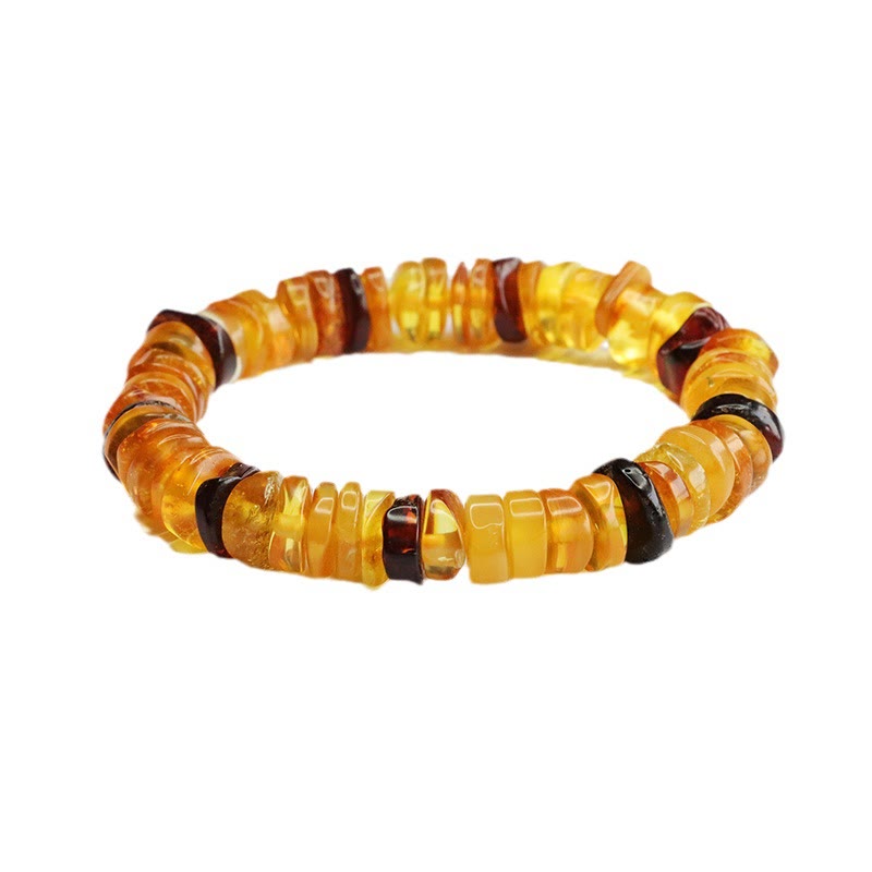 Buddha Stones Amberkleurige vredesgesp- Armband voor zelfvertrouwen - image 9