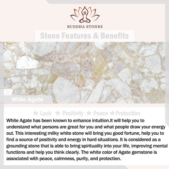 Buddha Stones Natuurlijke witte agaat Hetian jade konijn positieve Bangle-armband - image 6