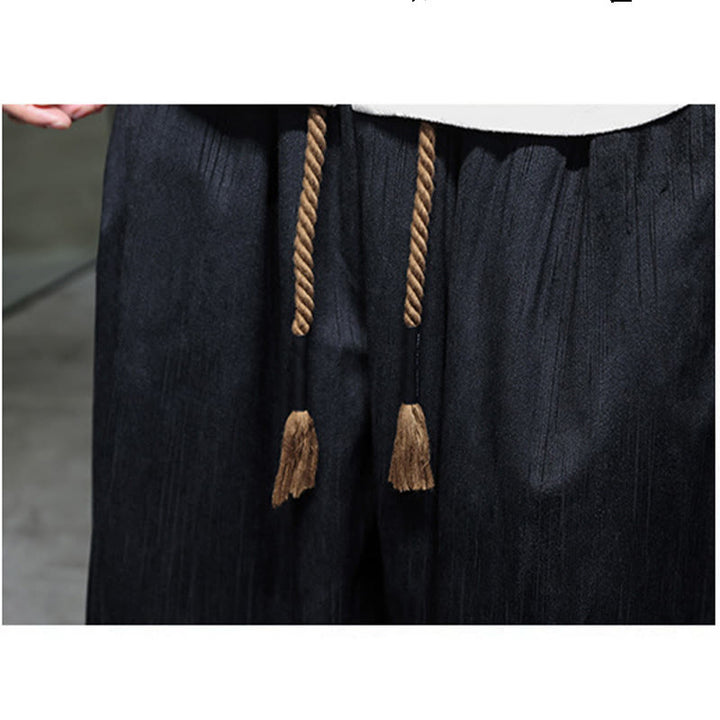 Buddha Stones Effen corduroy thermobroek met Zakken en zakken voor heren - image 19