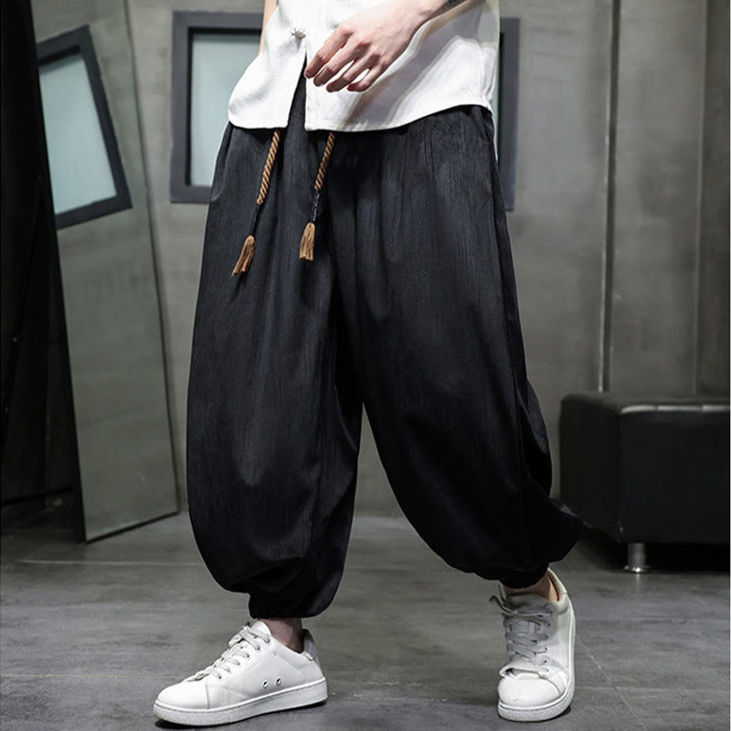 Buddha Stones Effen corduroy thermobroek met Zakken en zakken voor heren - image 14