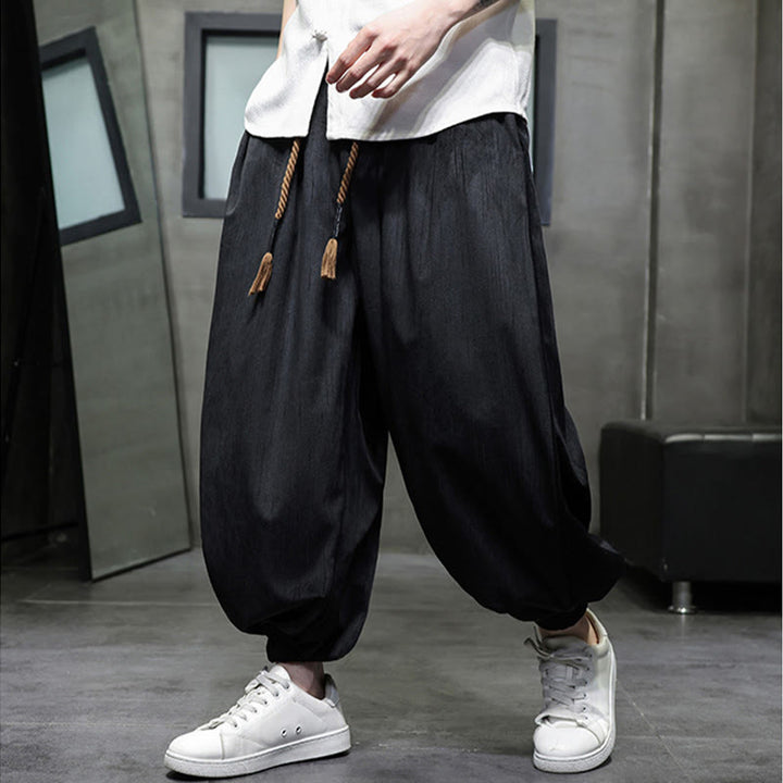 Buddha Stones Effen corduroy thermobroek met Zakken en zakken voor heren - image 14