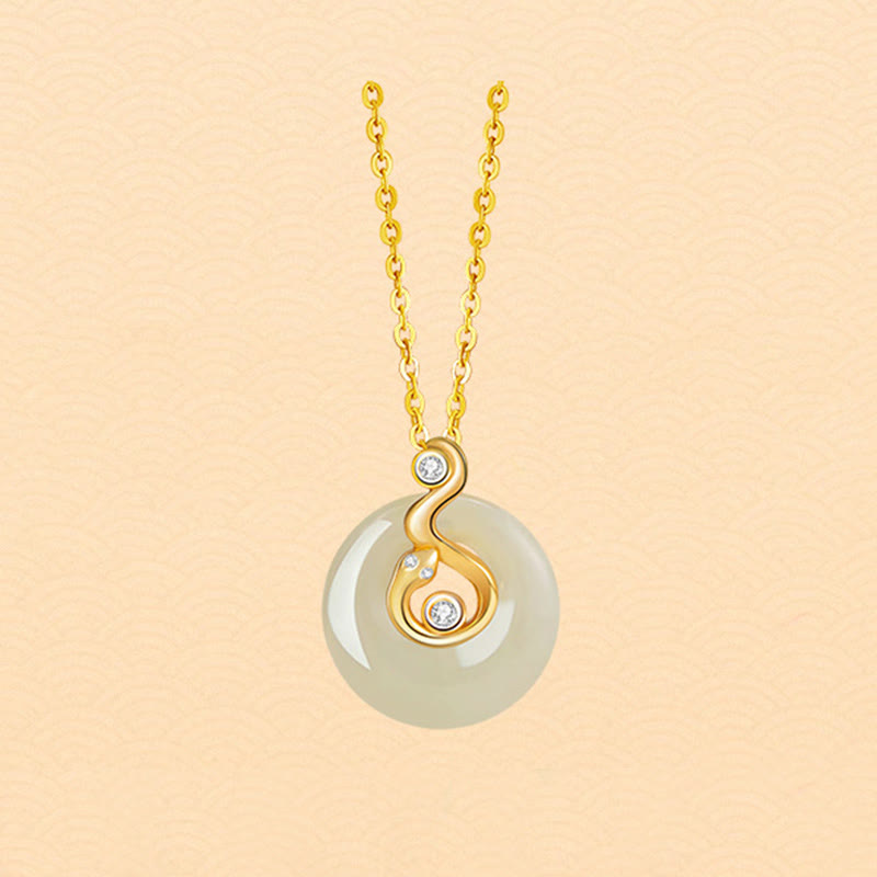 Buddha Stones Chinese dierenriem Hetian Jade 925 Sterling Zilveren Overvloed Ketting - image 18