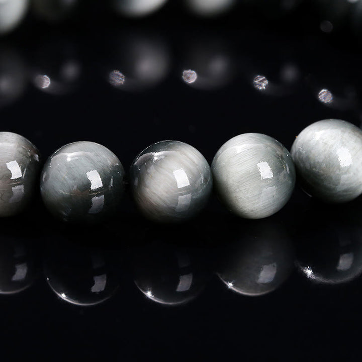 Buddha Stones Armband met natuurlijke adelaarsoogsteen voor moed en positiviteit - image 6