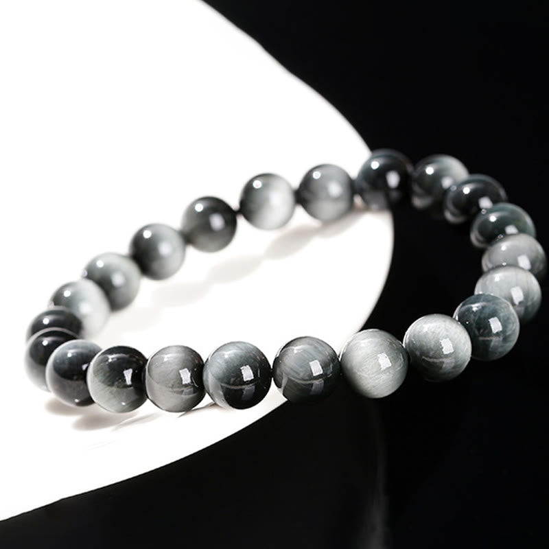 Buddha Stones Armband met natuurlijke adelaarsoogsteen voor moed en positiviteit - image 10