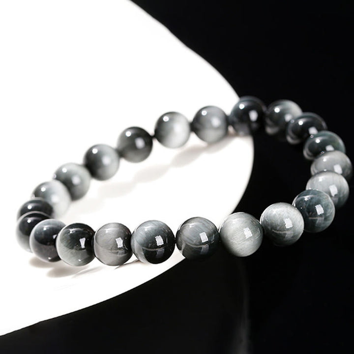 Buddha Stones Armband met natuurlijke adelaarsoogsteen voor moed en positiviteit - image 10