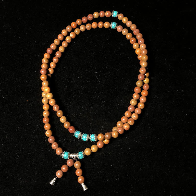 Buddha Stones 108 Mala kralen Bian stenen helende Armband - image 1