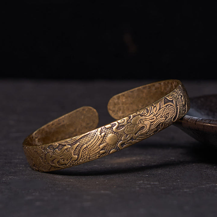 Buddha Stones Een Bangle-armband. - Vintage (Polsomtrek: 14-17 cm) - image 0
