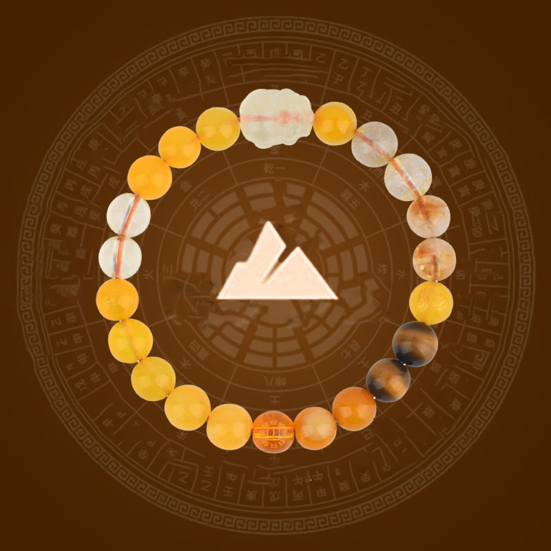 Buddha Stones Vijf Elementen Diverse Kristal Agaat PiXiu Rijkdom Armband - image 26