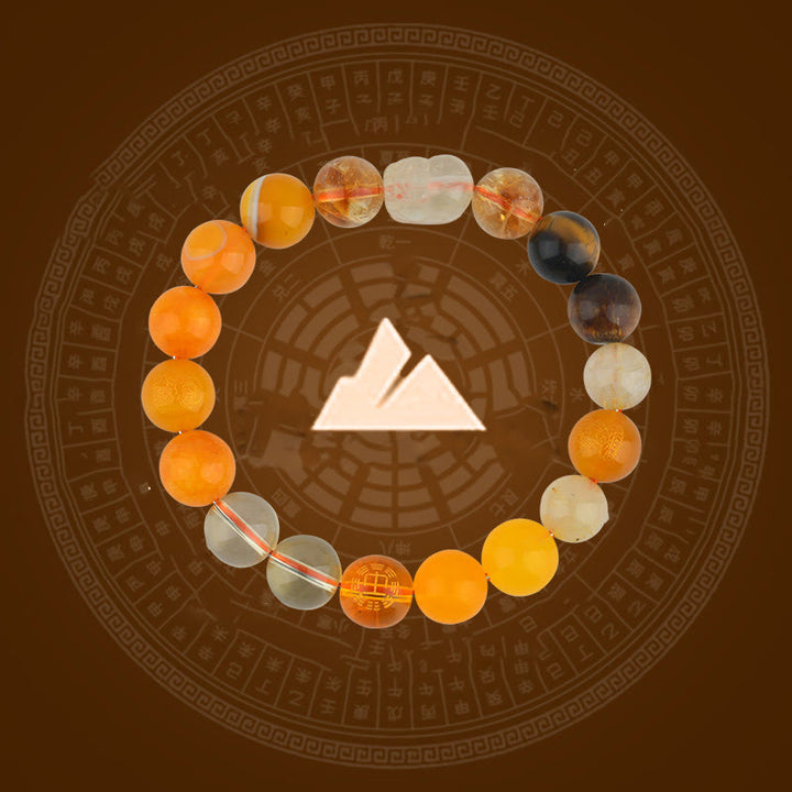 Buddha Stones Vijf Elementen Diverse Kristal Agaat PiXiu Rijkdom Armband - image 28