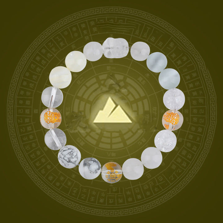 Buddha Stones Vijf Elementen Diverse Kristal Agaat PiXiu Rijkdom Armband - image 3