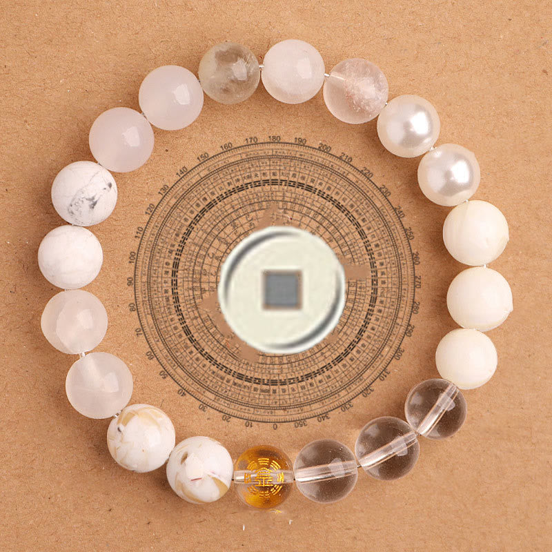 Buddha Stones Vijf Elementen Diverse Agaat Balans Geluk Armband - image 3