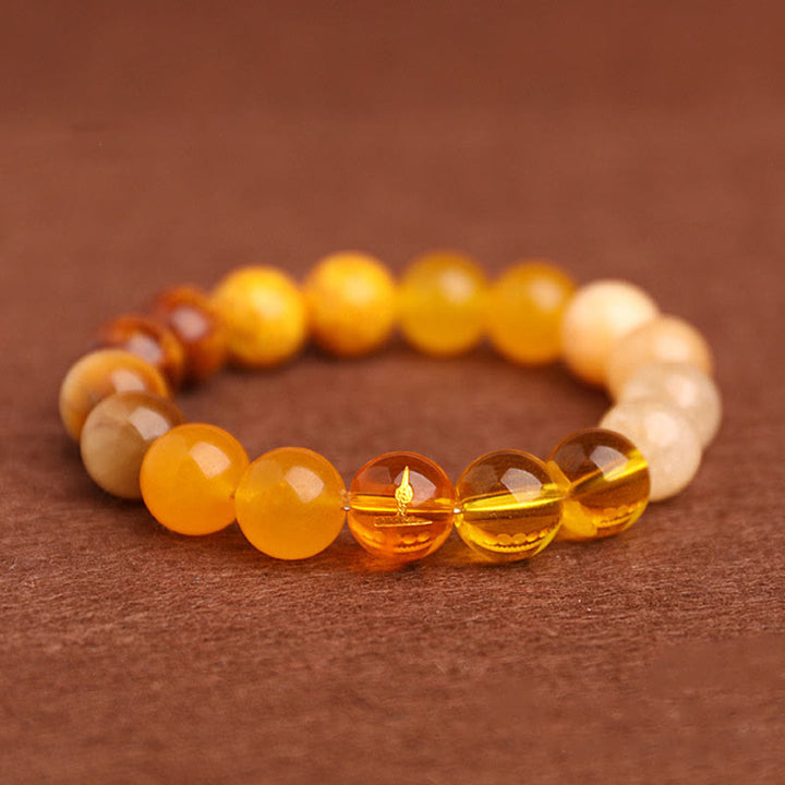 Buddha Stones Vijf Elementen Diverse Agaat Balans Geluk Armband - image 45