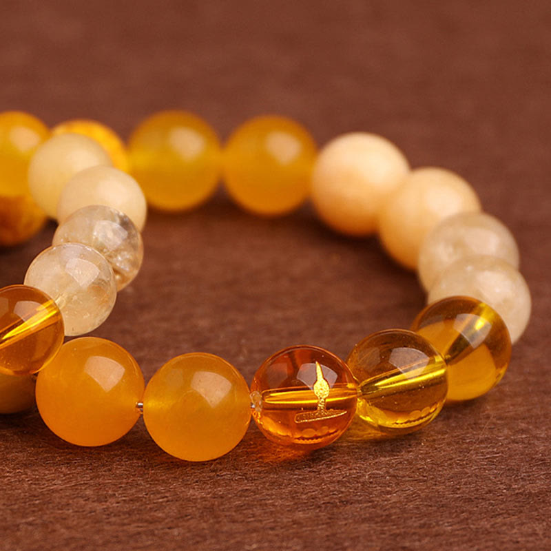 Buddha Stones Vijf Elementen Diverse Agaat Balans Geluk Armband - image 46