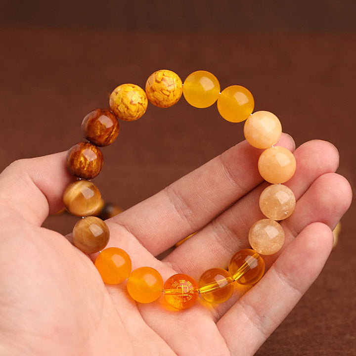 Buddha Stones Vijf Elementen Diverse Agaat Balans Geluk Armband - image 51