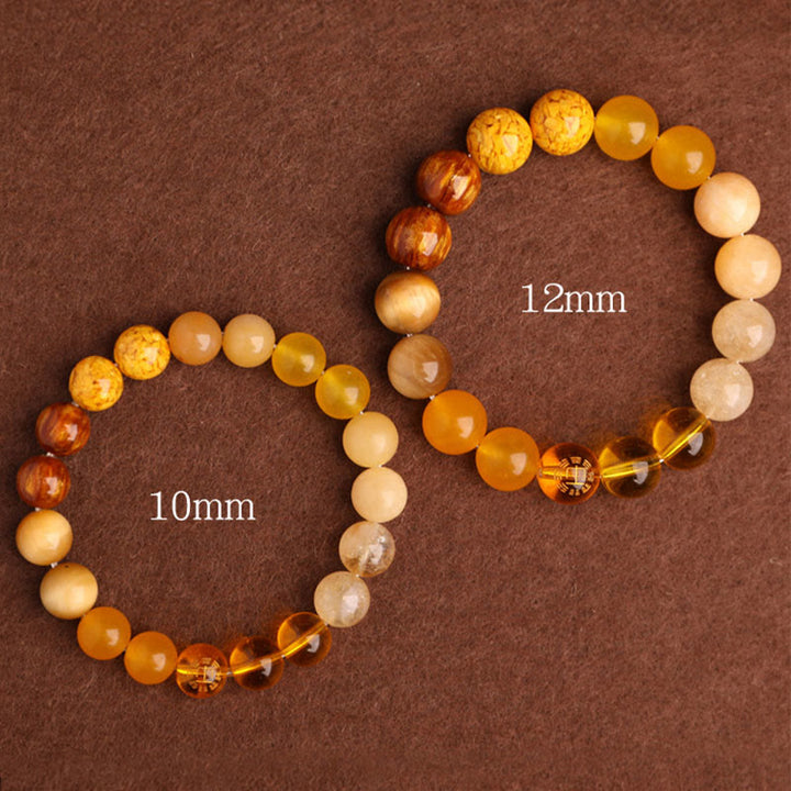 Buddha Stones Vijf Elementen Diverse Agaat Balans Geluk Armband - image 43