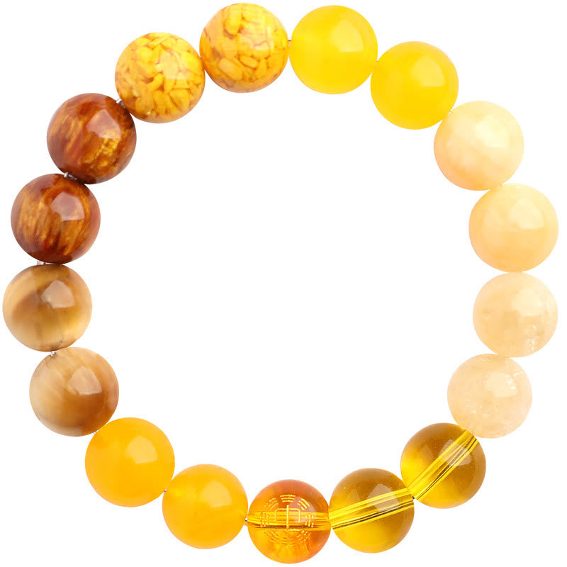Buddha Stones Vijf Elementen Diverse Agaat Balans Geluk Armband - image 53