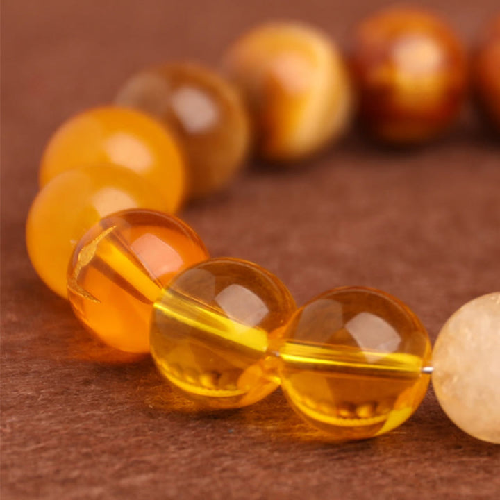 Buddha Stones Vijf Elementen Diverse Agaat Balans Geluk Armband - image 47