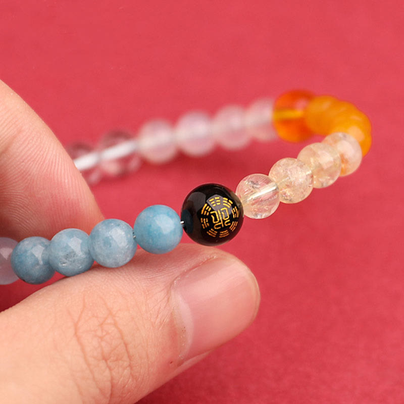 Buddha Stones Vijf Elementen Diverse Agaat Kristal Zonnesteen Armband - image 48
