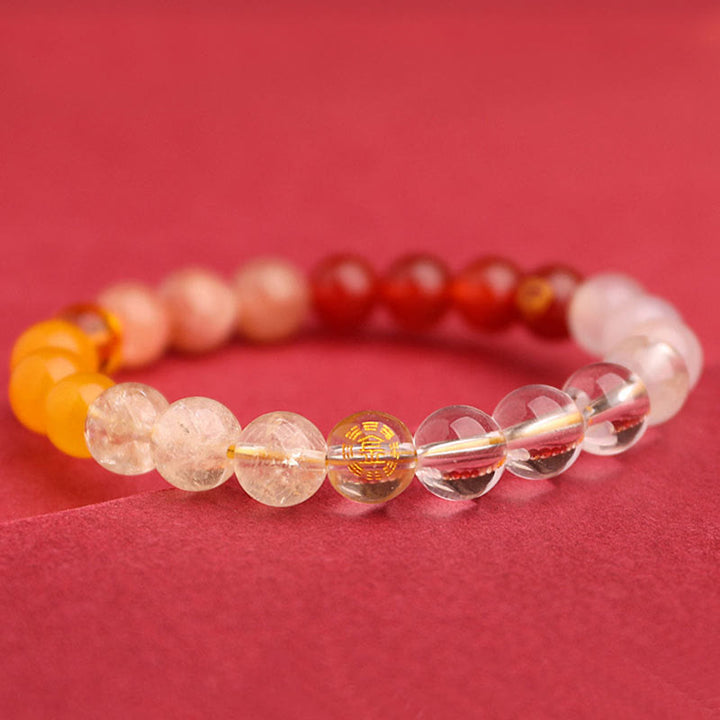 Buddha Stones Vijf Elementen Diverse Agaat Kristal Zonnesteen Armband - image 47