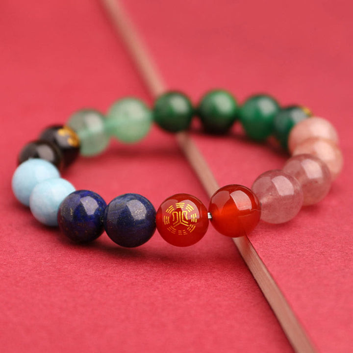 Buddha Stones Vijf Elementen Diverse Agaat Kristal Zonnesteen Armband - image 46