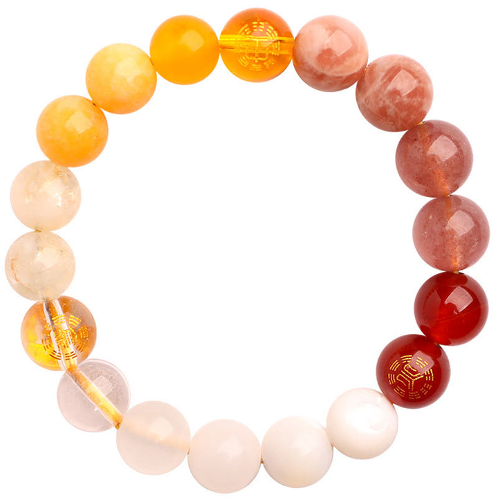 Buddha Stones Vijf Elementen Diverse Agaat Kristal Zonnesteen Armband - image 51