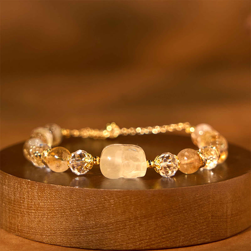 Buddha Stones Natuurlijke citrien PiXiu Armband - image 1