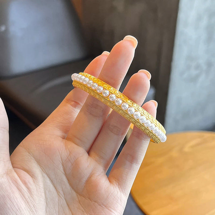Buddha Stones Koperen parel helende Mouwboord (halve Bangle-armband) - image 17
