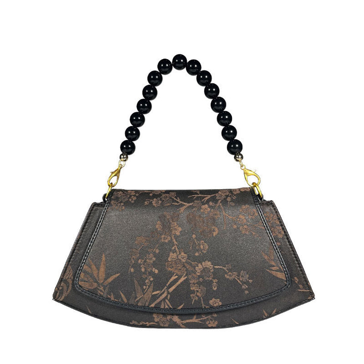 Buddha Stones Pruimkleurige bamboe kralenketting Xiangyunsha zijden Schoudertas (crossbody) Schoudertas - image 4