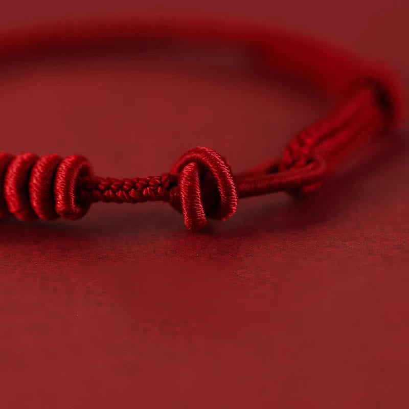 Buddha Stones Rode koordarmband met Armband strengen - image 2