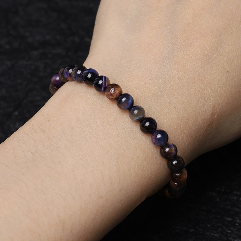 Buddha Stones Diverse Armband met tijgeroogmotief voor zelfvertrouwen - image 5