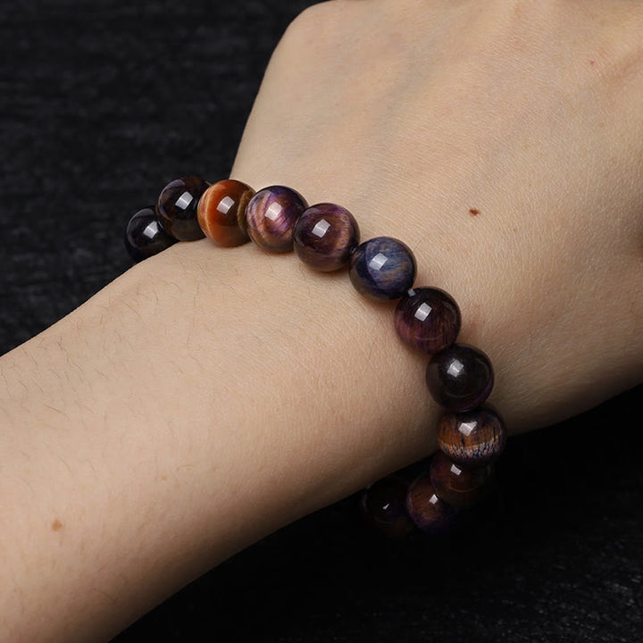 Buddha Stones Diverse Armband met tijgeroogmotief voor zelfvertrouwen - image 10
