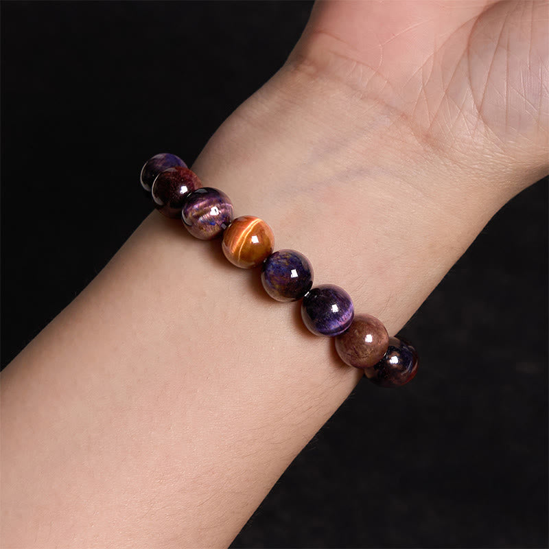 Buddha Stones Diverse Armband met tijgeroogmotief voor zelfvertrouwen - image 11