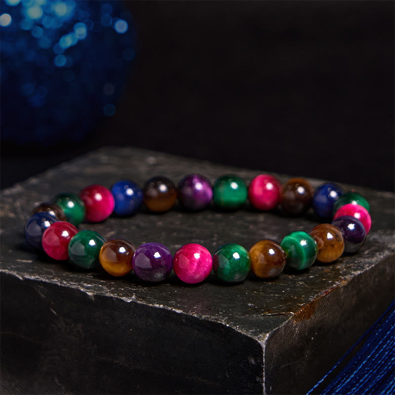 Buddha Stones Diverse Armband met tijgeroogmotief voor zelfvertrouwen - image 70