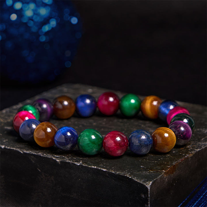 Buddha Stones Diverse Armband met tijgeroogmotief voor zelfvertrouwen - image 75