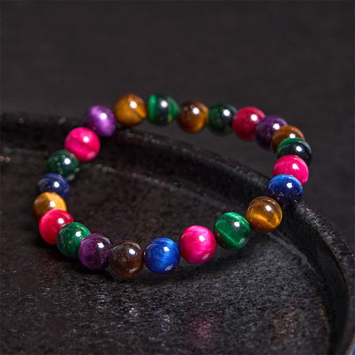 Buddha Stones Diverse Armband met tijgeroogmotief voor zelfvertrouwen - image 71