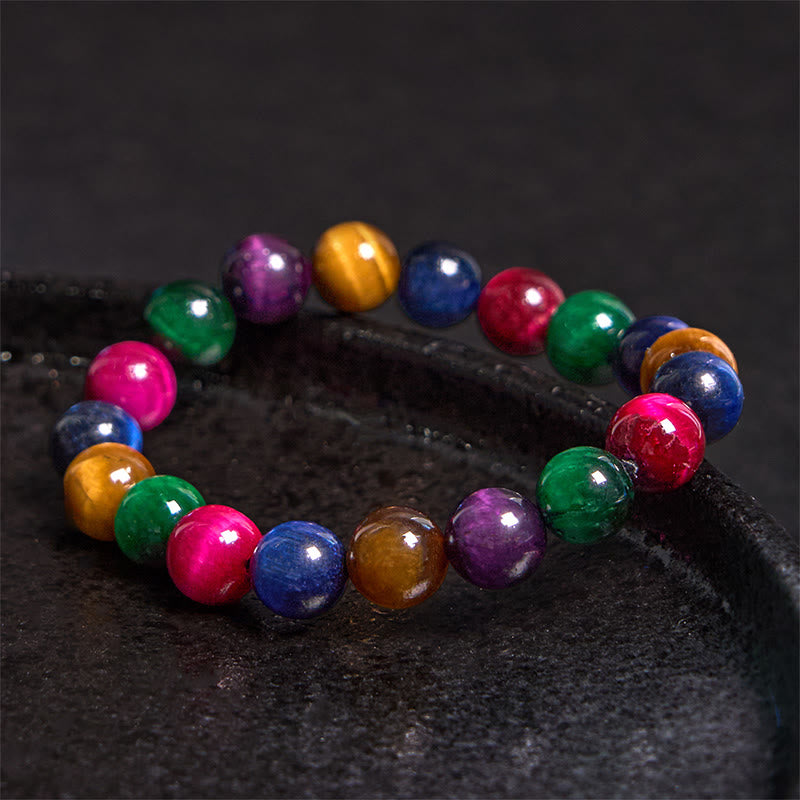 Buddha Stones Diverse Armband met tijgeroogmotief voor zelfvertrouwen - image 76