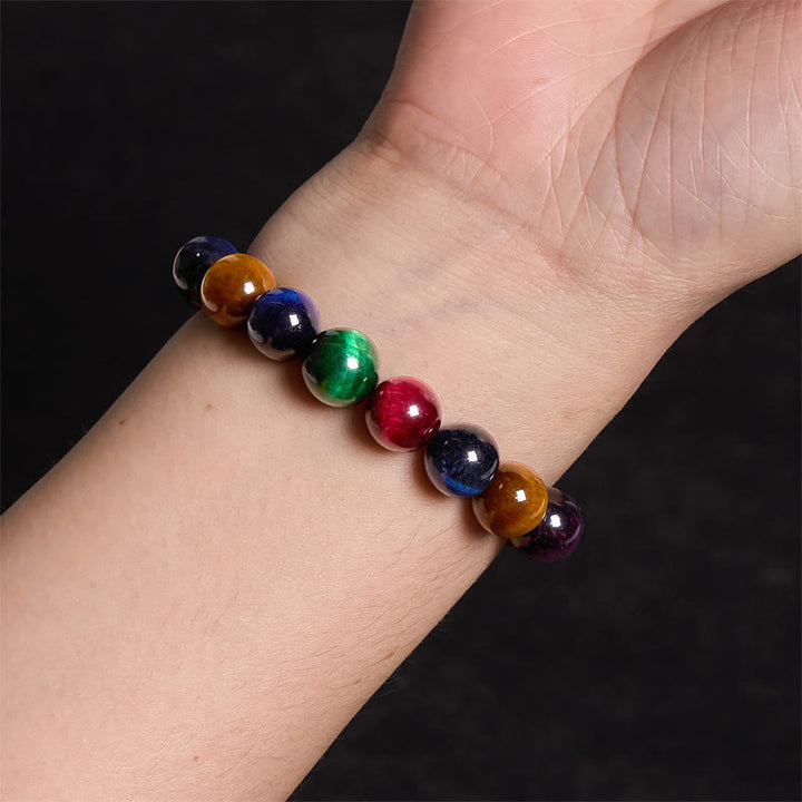 Buddha Stones Diverse Armband met tijgeroogmotief voor zelfvertrouwen - image 77