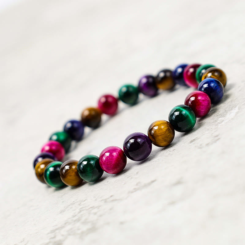 Buddha Stones Diverse Armband met tijgeroogmotief voor zelfvertrouwen - image 61
