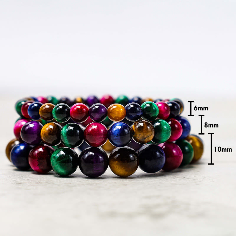 Buddha Stones Diverse Armband met tijgeroogmotief voor zelfvertrouwen - image 78