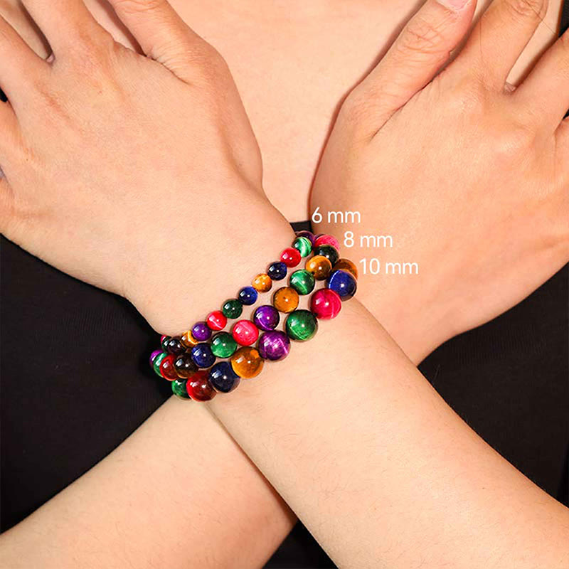 Buddha Stones Diverse Armband met tijgeroogmotief voor zelfvertrouwen - image 80