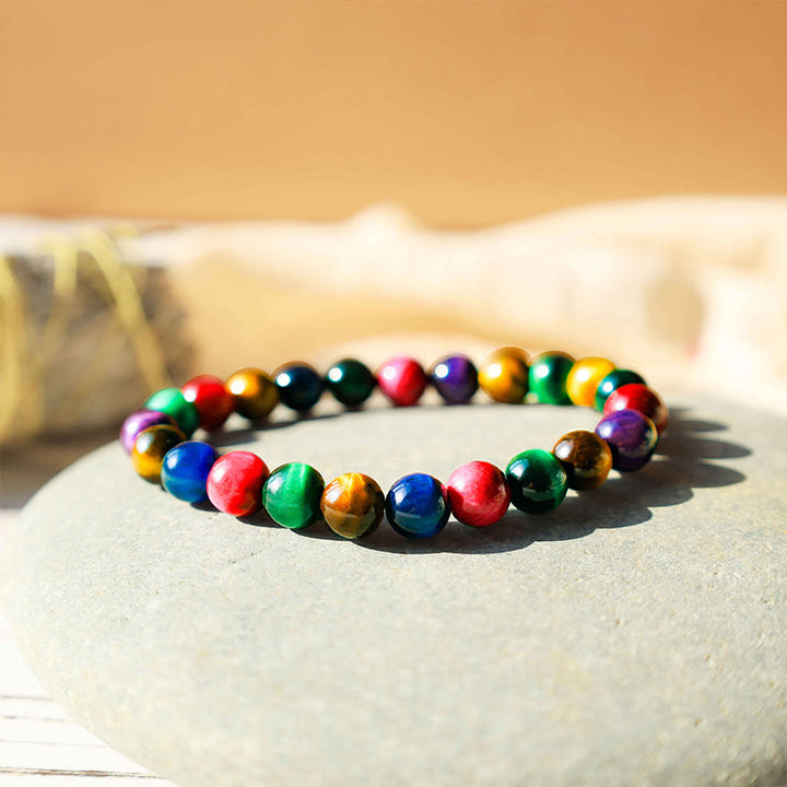 Buddha Stones Diverse Armband met tijgeroogmotief voor zelfvertrouwen - image 69