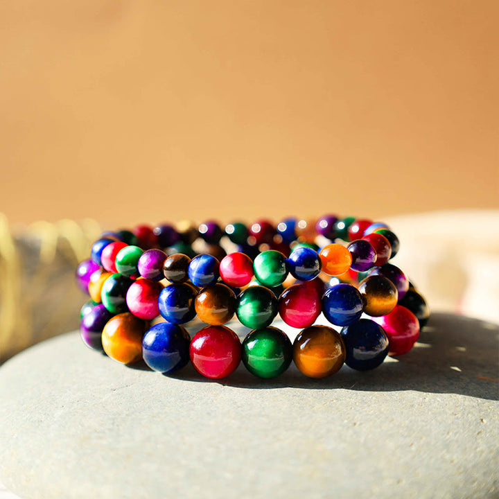 Buddha Stones Diverse Armband met tijgeroogmotief voor zelfvertrouwen - image 79