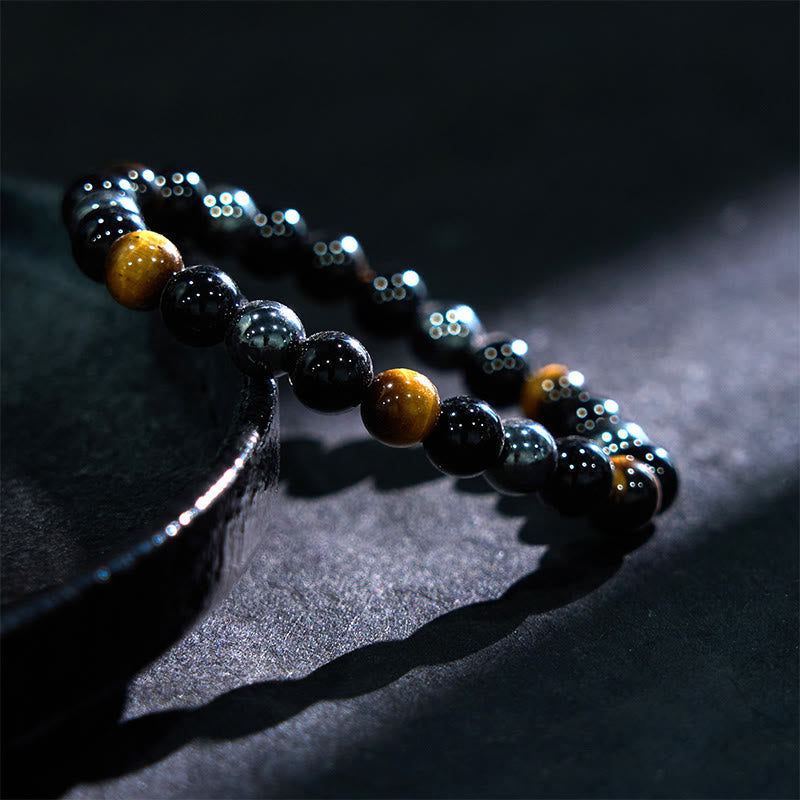 Buddha Stones Diverse Armband met tijgeroogmotief voor zelfvertrouwen - image 83