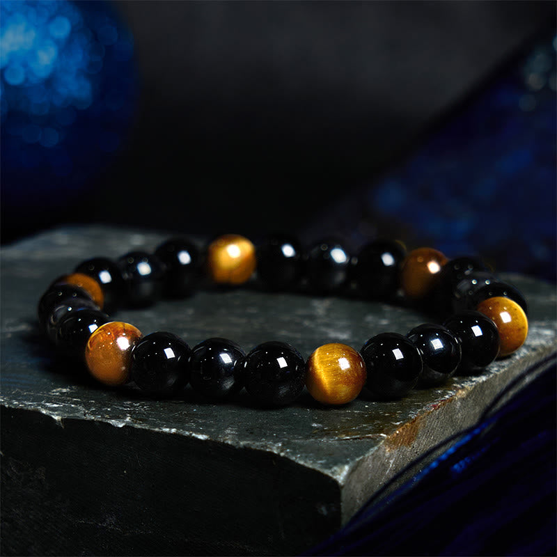 Buddha Stones Diverse Armband met tijgeroogmotief voor zelfvertrouwen - image 82